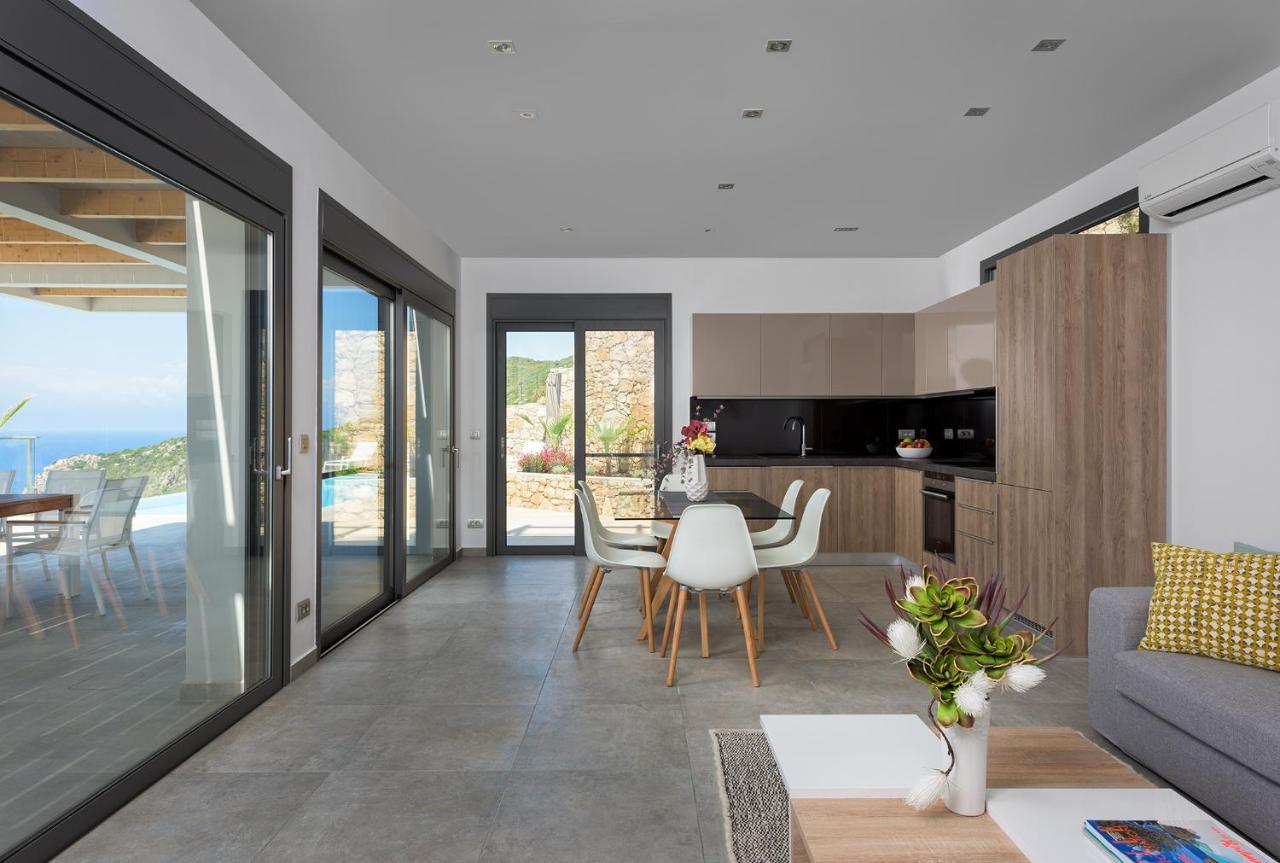 Kathisma Bay Villas - Luxury Villas- Villa Oceanos Kalamítsi Eksteriør bilde