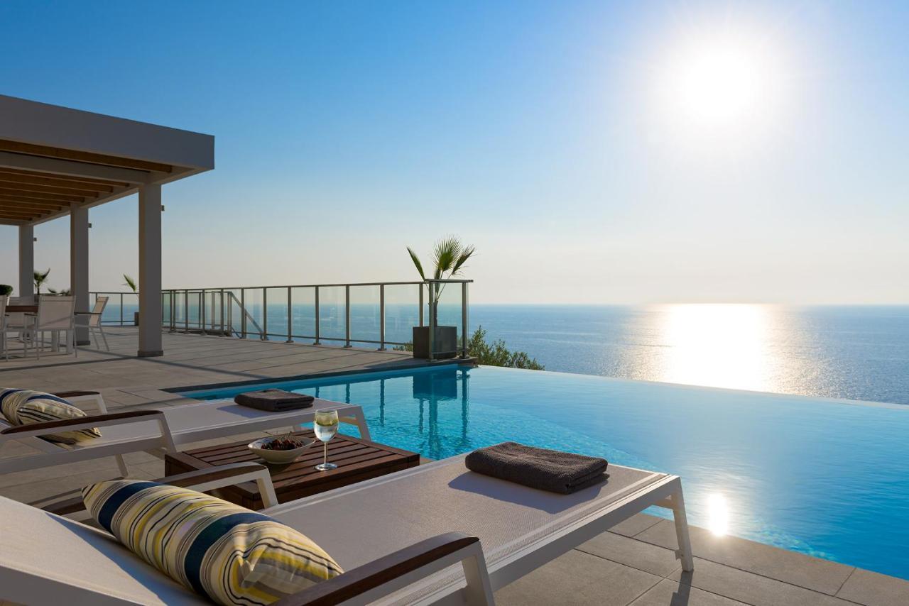 Kathisma Bay Villas - Luxury Villas- Villa Oceanos Kalamítsi Eksteriør bilde
