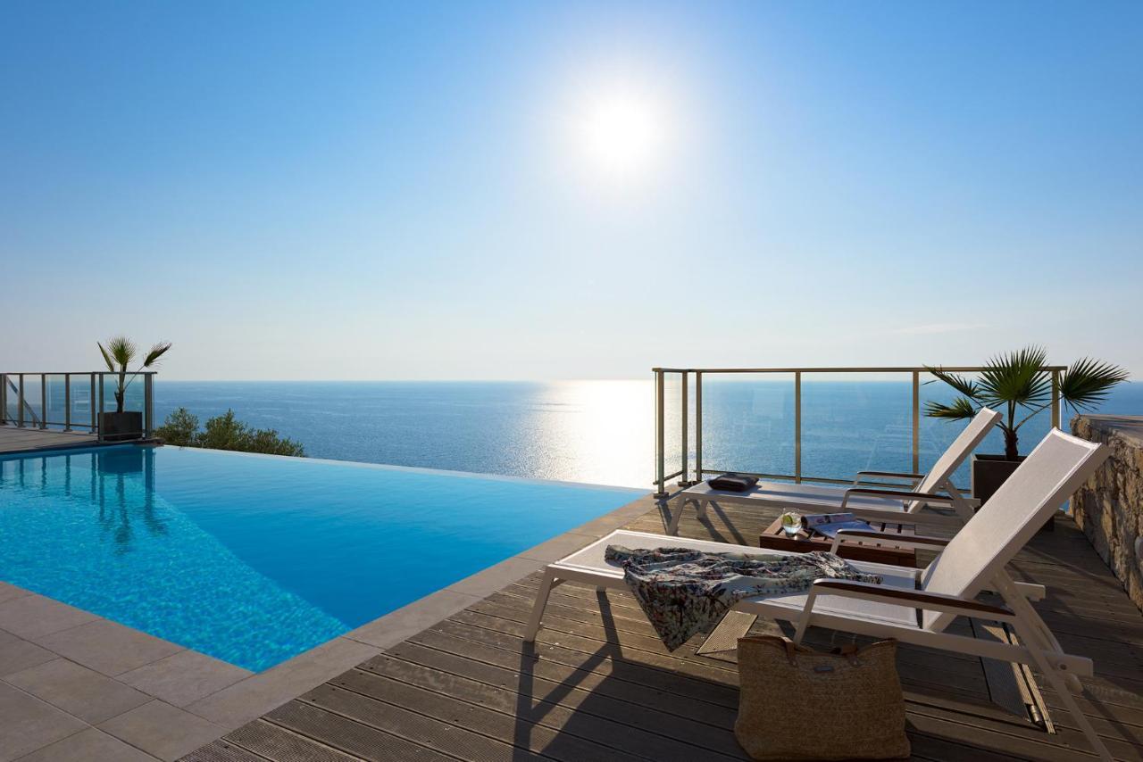 Kathisma Bay Villas - Luxury Villas- Villa Oceanos Kalamítsi Eksteriør bilde