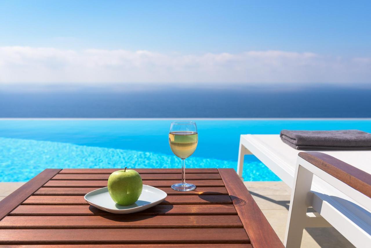 Kathisma Bay Villas - Luxury Villas- Villa Oceanos Kalamítsi Eksteriør bilde