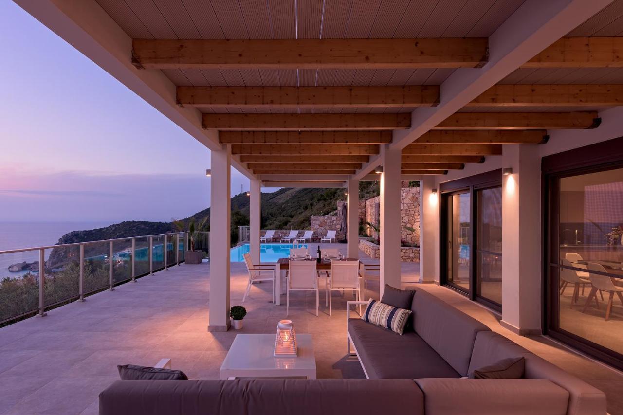 Kathisma Bay Villas - Luxury Villas- Villa Oceanos Kalamítsi Eksteriør bilde