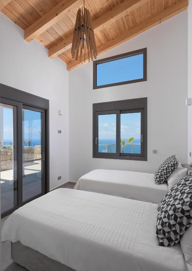 Kathisma Bay Villas - Luxury Villas- Villa Oceanos Kalamítsi Eksteriør bilde