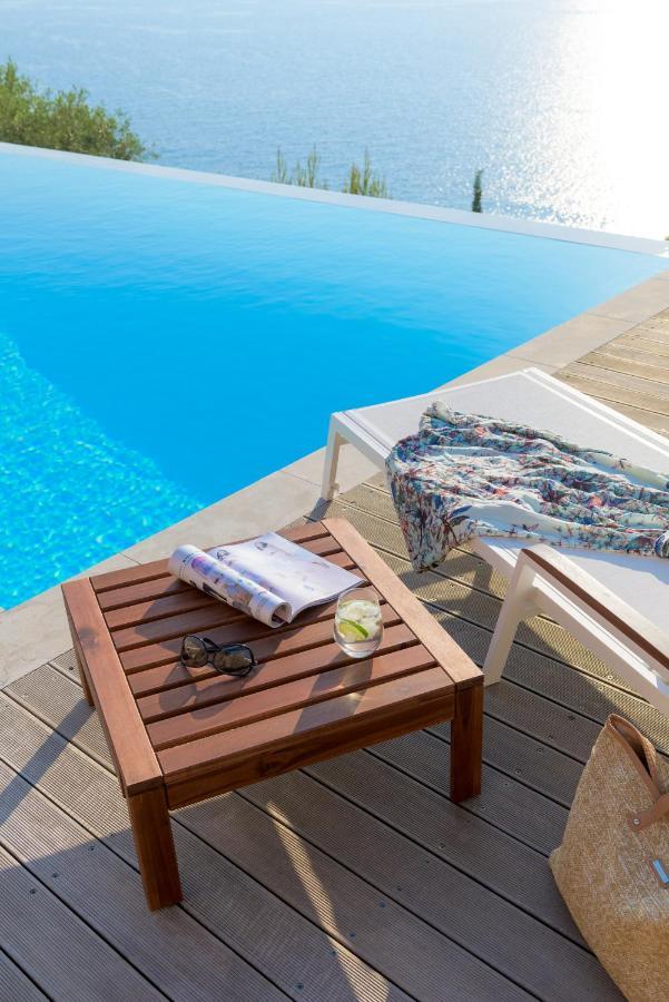 Kathisma Bay Villas - Luxury Villas- Villa Oceanos Kalamítsi Eksteriør bilde