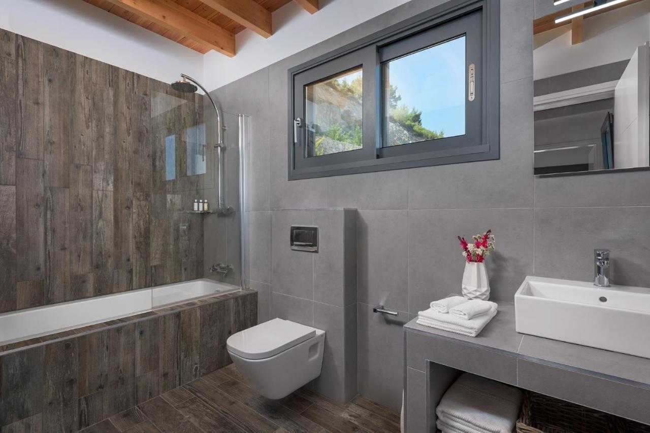 Kathisma Bay Villas - Luxury Villas- Villa Oceanos Kalamítsi Eksteriør bilde