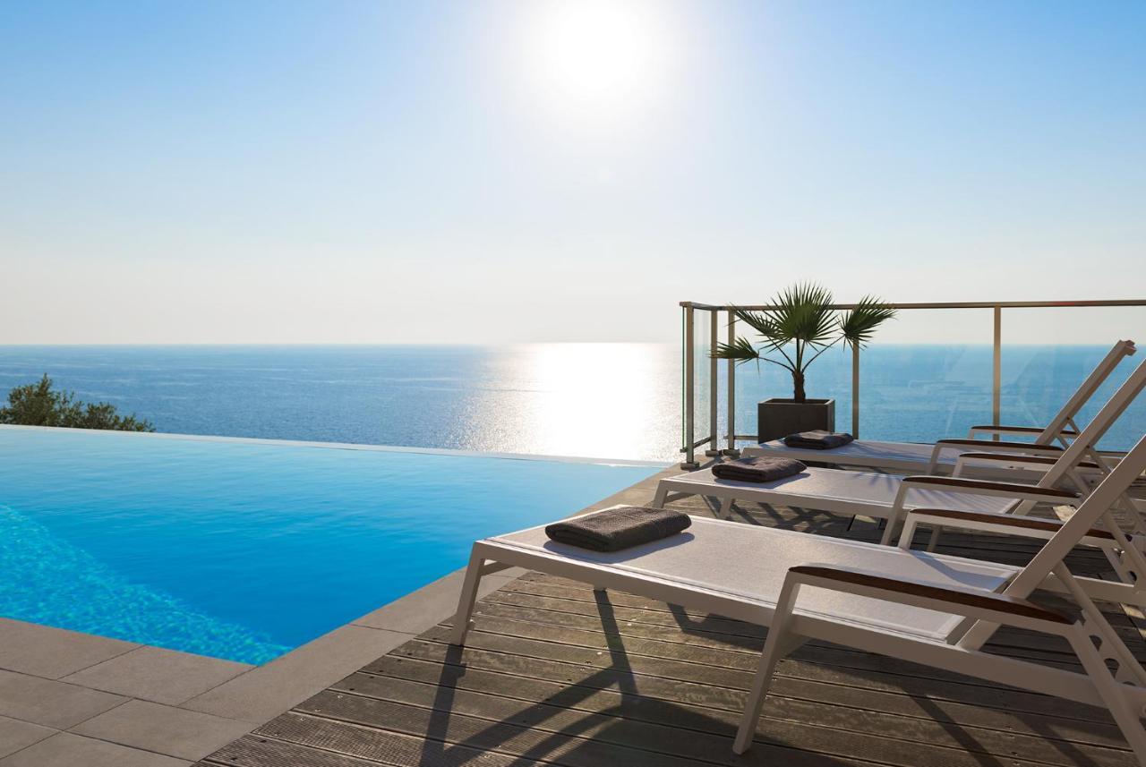 Kathisma Bay Villas - Luxury Villas- Villa Oceanos Kalamítsi Eksteriør bilde