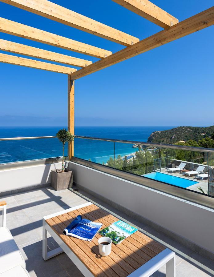 Kathisma Bay Villas - Luxury Villas- Villa Oceanos Kalamítsi Eksteriør bilde