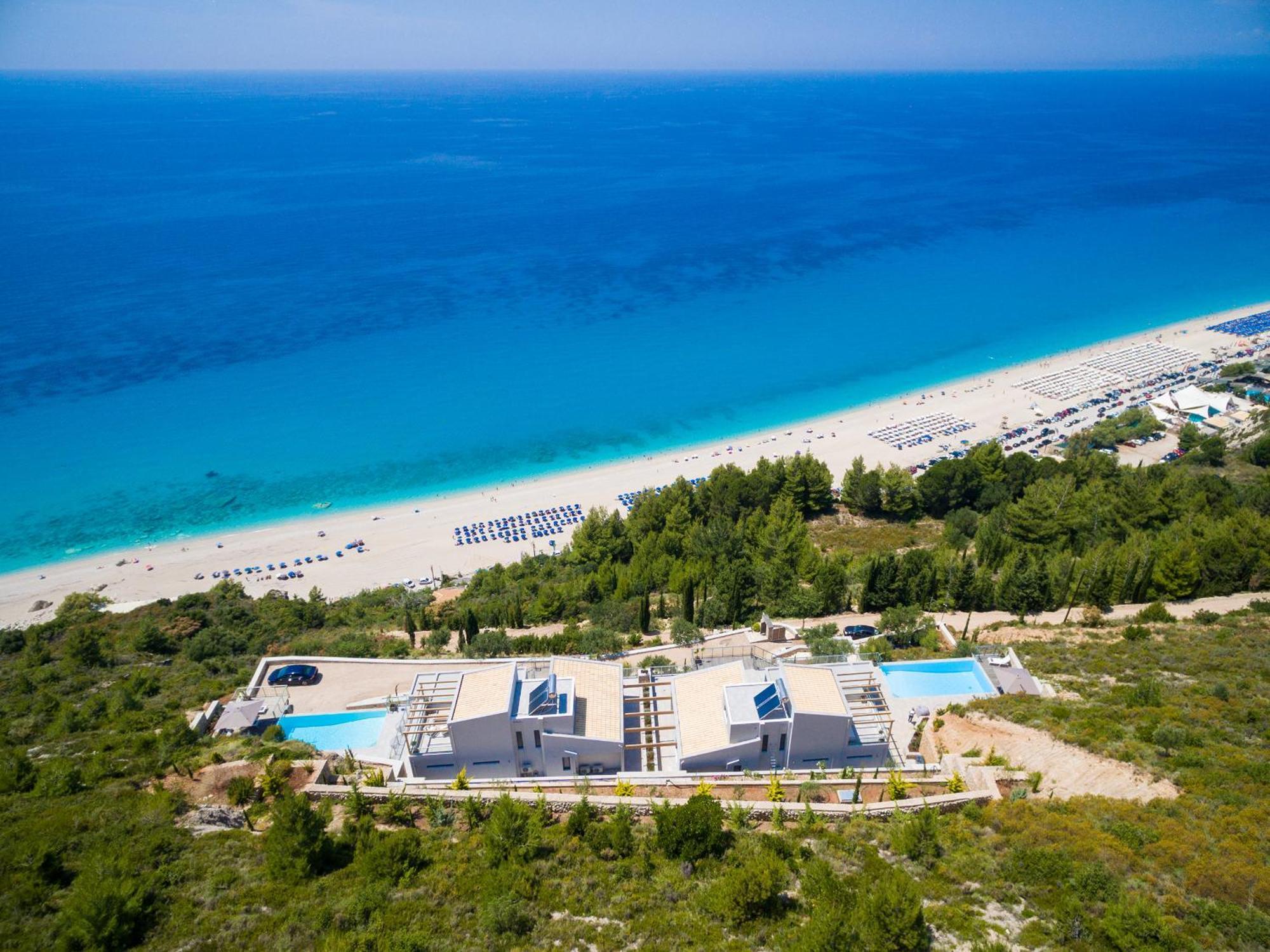 Kathisma Bay Villas - Luxury Villas- Villa Oceanos Kalamítsi Eksteriør bilde