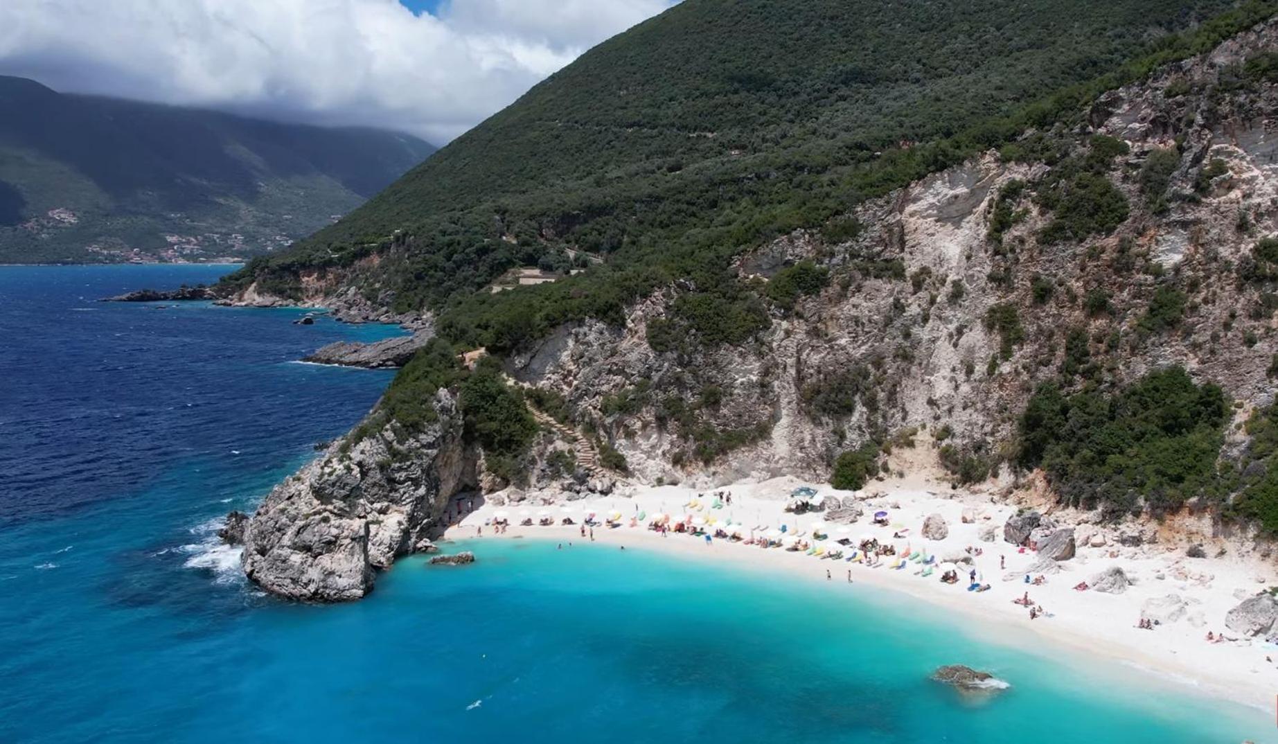 Kathisma Bay Villas - Luxury Villas- Villa Oceanos Kalamítsi Eksteriør bilde
